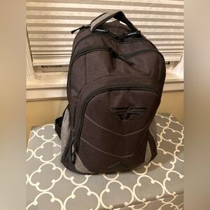 Fly racing Black and Gray Backpack